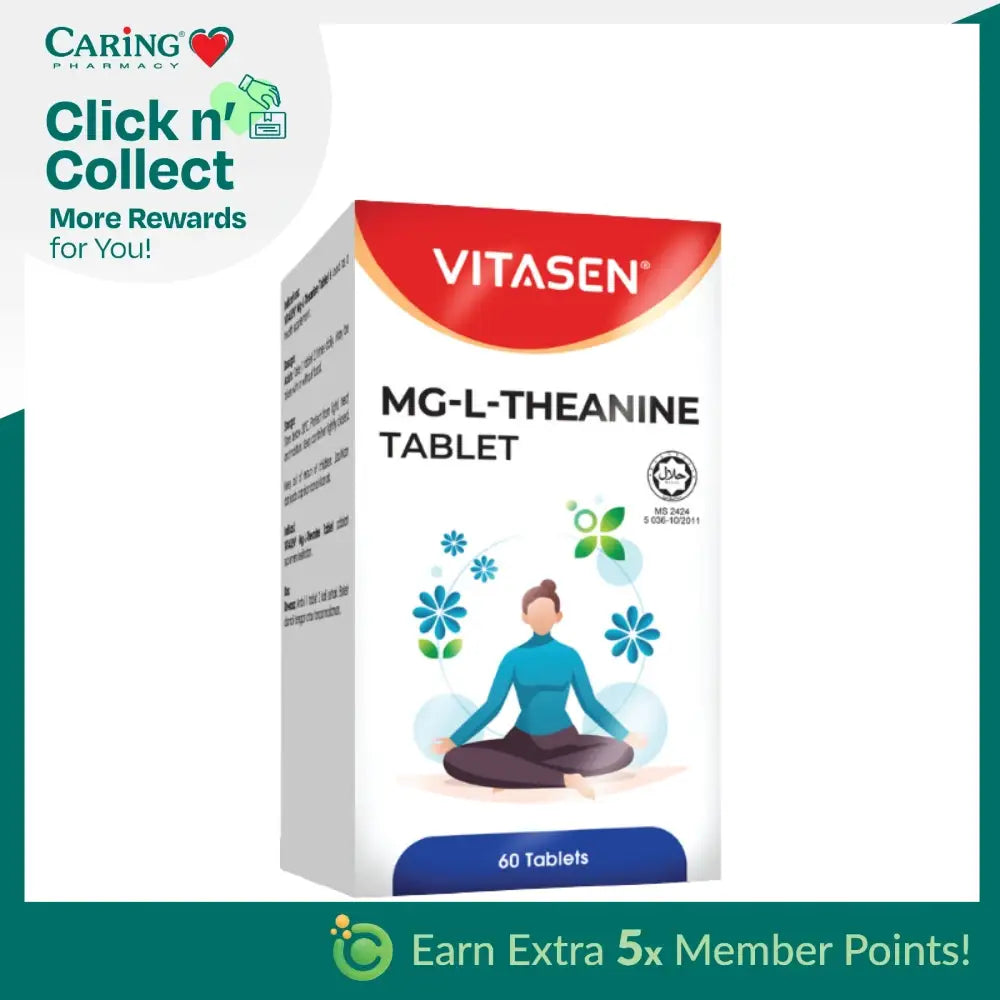 VITASEN MG-L-THEANINE TABLET 60S