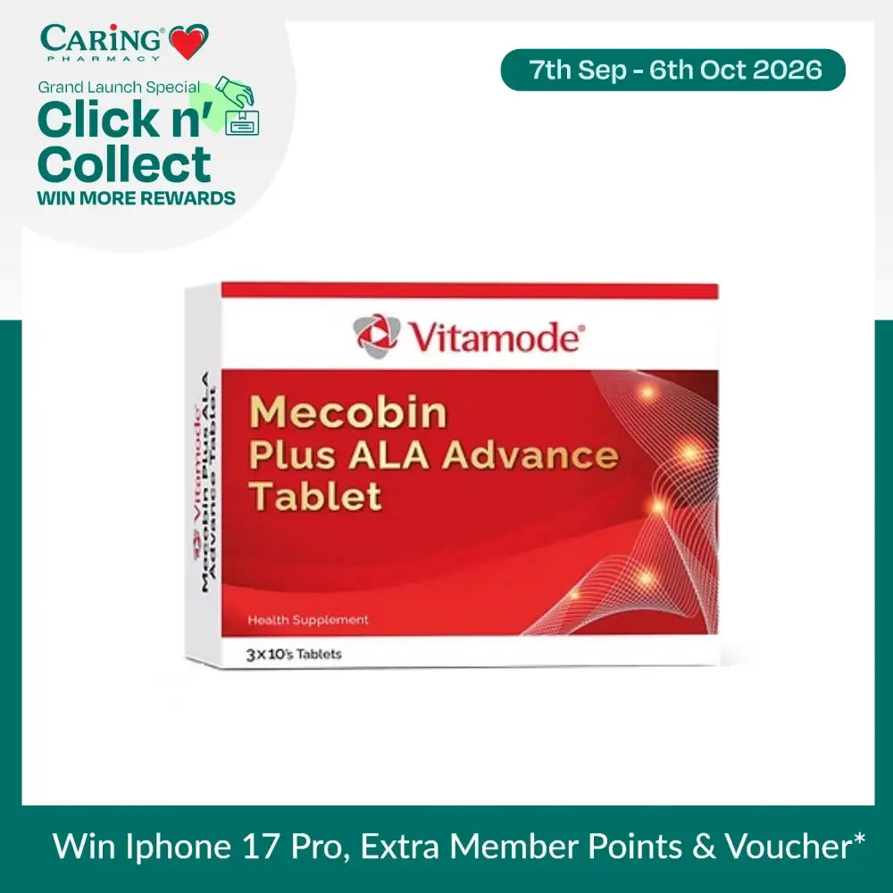 VITMODE MECOBIN PLUS ALA ADVANCE TAB 30S