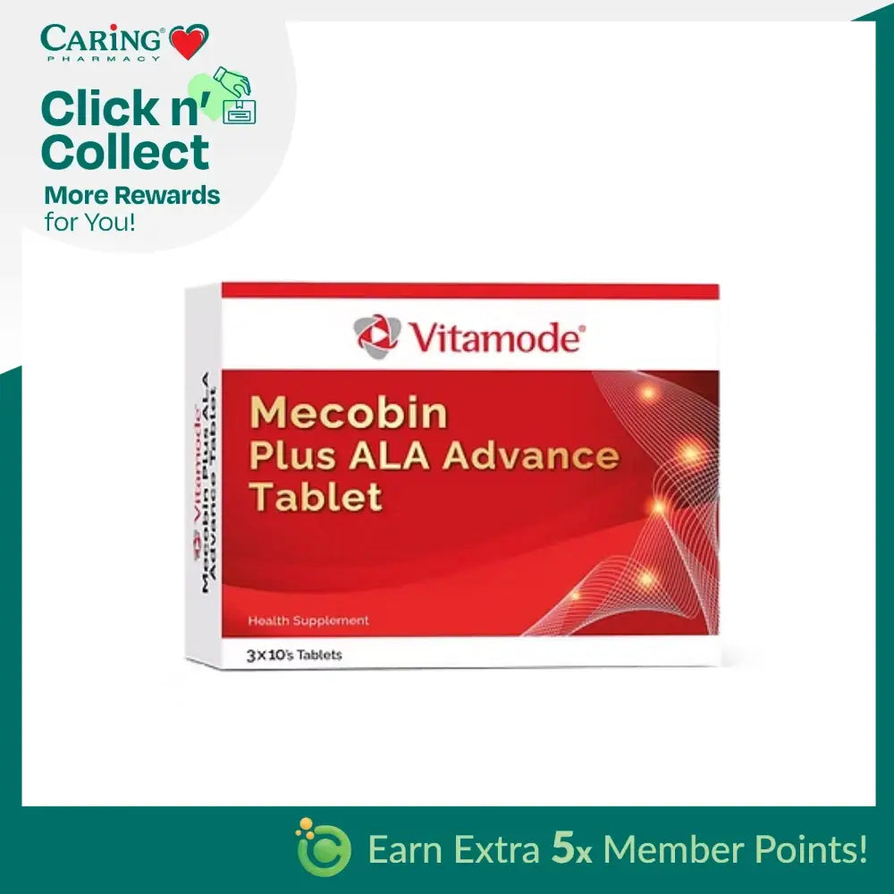 VITMODE MECOBIN PLUS ALA ADVANCE TAB 30S