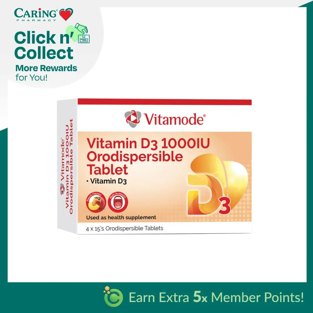 VMODE VIT D3 1000IU ODT 4X15S