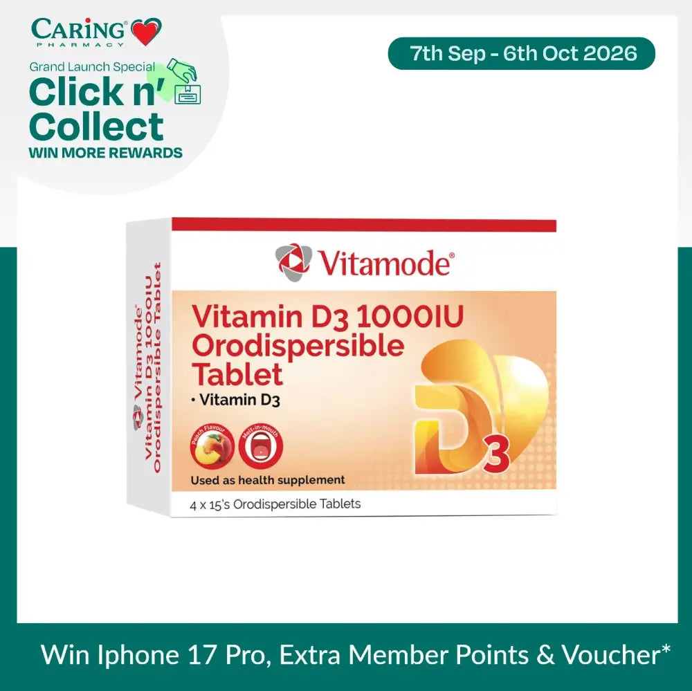 VMODE VIT D3 1000IU ODT 4X15S
