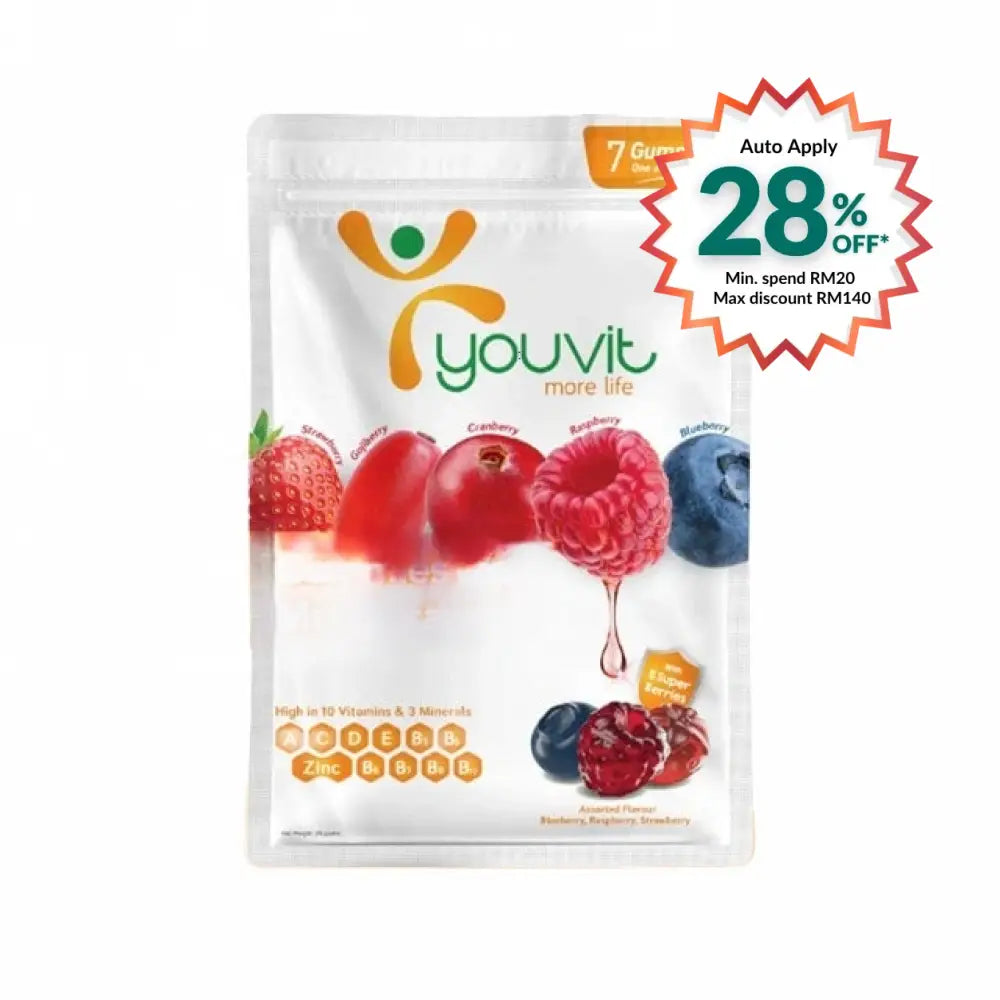 YOUVIT ADULT MULTIVITAMIN GUMMIES 7S