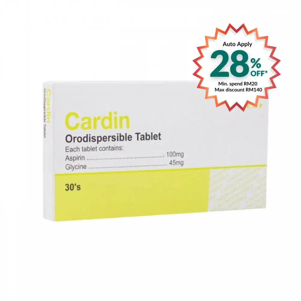 YSP CARDIN ORODISPERSIBLE TABLET 30S