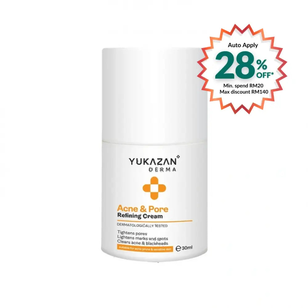 YUKAZAN DERMA ACNE & PORE REFINING CREAM 30ML