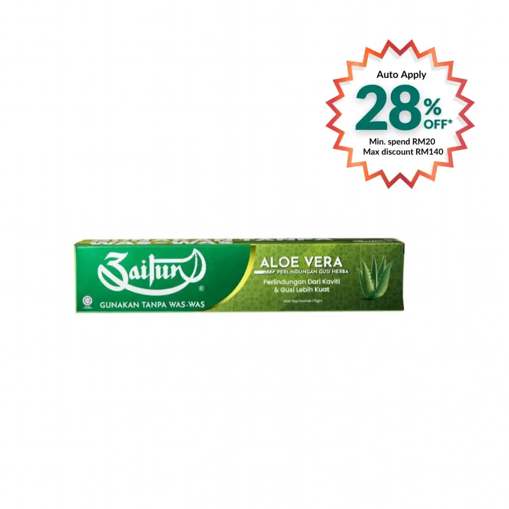 ZAITUN TOOTHPASTE ALOE VERA 175G