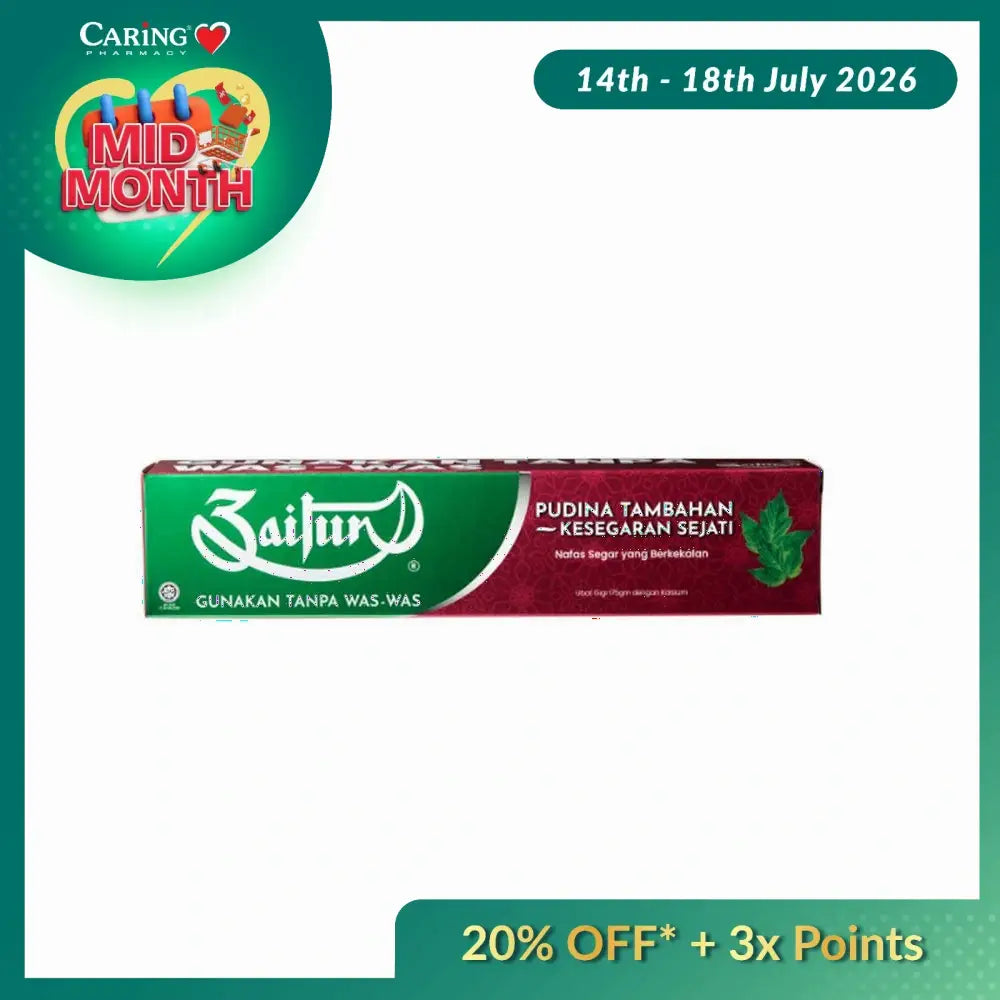ZAITUN TOOTHPASTE EXTRA MINT 175G