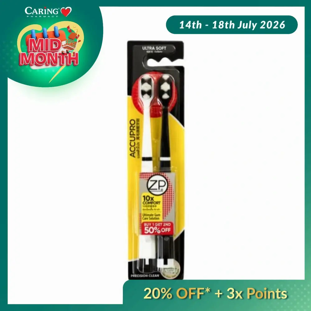 ZP ACCUPRO TOOTHBRUSH 2S