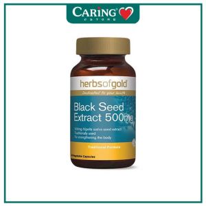 HERBS OF GOLD BLACK SEED EXTRACT 500MG VEGETABLE CAPSULE 60S