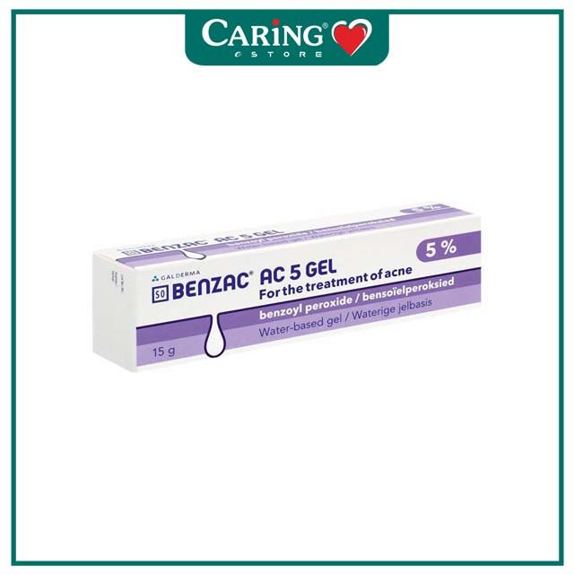 ukuelige Indbildsk knus BENZAC AC 5% GEL 15G | Caring Pharmacy Official Online Store