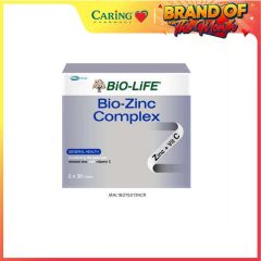 BiO-LiFE BIO-ZINC COMPLEX TABLET 30S X 2