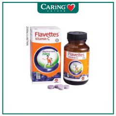 FLAVETTES VITAMIN C 250MG BLACKCURRANT CHEWABLE TABLET 100S