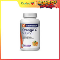 VITAHEALTH ORANGE C 500MG CHEWABLE TABLET 100S