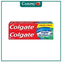 COLGATE TRIPLE ACTION TOOTHPASTE 175G X 2