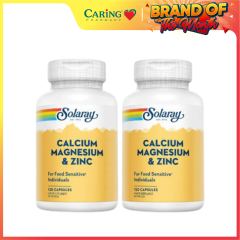 SOLARAY CALCIUM MAGNESIUM ZINC 120SX2