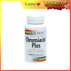 SOLARAY CHROMIACIN PLUS 100S