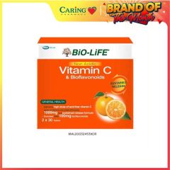 BIO-LIFE NON ACIDIC VITAMIN C & BIOFLAVONOIDS TABLET 30S X 2