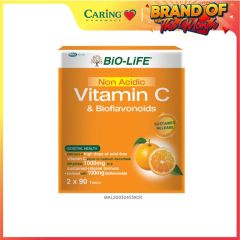 BiO-LiFE NON ACIDIC VITAMIN C & BIOFLAVONOIDS TABLET 90S X 2