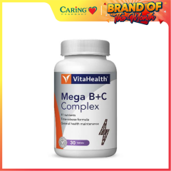 VITAHEALTH MEGA B+C COMPLEX TABLET 30S