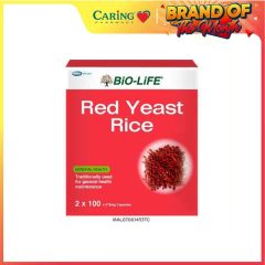 BiO-LiFE RED YEAST RICE CAPSULE 100S X 2