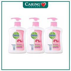 DETTOL SKIN CARE ANTI-BACTERIAL HAND WASH 250ML X 3