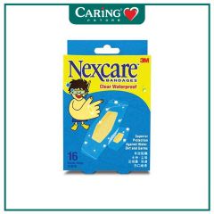 3M NEXCARE BANDAGES CLEAR WATERPROOF 16S