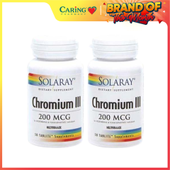 SOLARAY CHROMIUM III 50S X 2