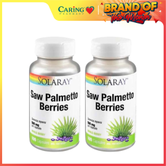 SOLARAY SAW PALMETTO BERRIES 100S X 2