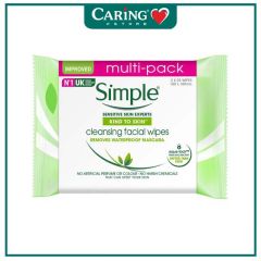 SIMPLE FACIAL CLEANSING WIPES 25S X 2