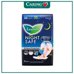 LAURIER SOFT CARE NIGHT SAFE WING 35CM 6S