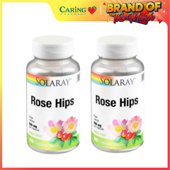 SOLARAY ROSE HIPS 100C X 2