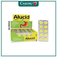 ALUCID ANTACID & ANTI-FLATULENCE TABLET 10S X 18