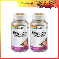 SOLARAY HAWTHORN EXTRACT 75S X 2