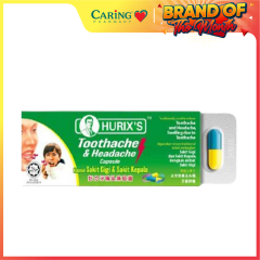 HURIX'S TOOTHACHE & HEADACHE CAPSULE 6S