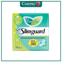 LAURIER PAD SUPER SLIM GUARD DAY WING ULTRA ABSORBENT 22.5CM 20S
