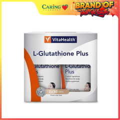 VITAHEALTH L-GLUTATHIONE PLUS TABLET 30S X 2