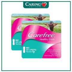 CAREFREE HEALTHY FRESH PANTY LINER 40S X 2 + 20S