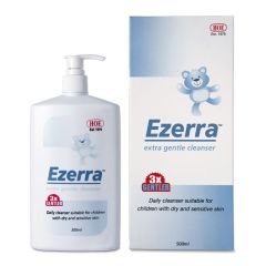 EZERRA EXTRA GENTLE CLEANSER FOR DRY AND IRRITATED SKIN 500ML