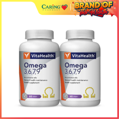 VITAHEALTH OMEGA 3,6,7,9 SOFTGEL 60S X 2