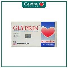 GLYPRIN ASPIRIN 100MG & GLYCINE 45MG TABLET 30S