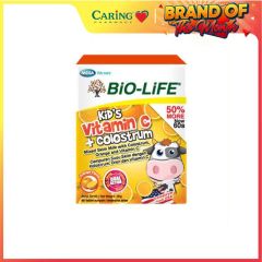 BIO-LIFE KIDS VITAMIN C + COLOSTRUM 60SABLE 40S+20