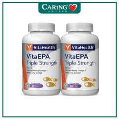 VITAHEALTH VITAEPA TRIPLE STRENGTH SOFTGEL 60S X 2
