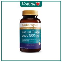 HERBS OF GOLD GRAPE SEED 500MG 90S