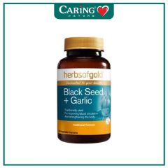 Herbs Of Gold Black Seed + Garlic Vegetable Capsule 90s