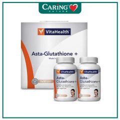 VITAHEALTH ASTA GLUTATHIONE PLUS VEGETABLE CAPSULE 30S X 2