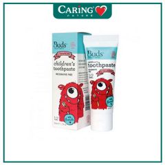 BUDS CHILDRENS TOOTHPASTE WITH FLUORIDE STRAWBERRY 50ML