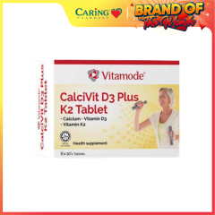 VITAMODE CALCIUM VITAMIN D3 PLUS VITAMIN K2 TABLET 10S X 6