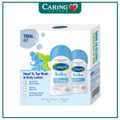 CETAPHIL BABY TRIAL KIT (GENTLE WASH & SHAMPOO 50ML + DAILY LOTION 50ML)