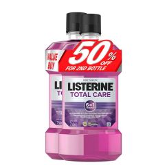 LISTERINE MOUTHWASH TOTAL CARE 750ML X 2