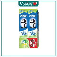 DARLIE ALL SHINY WHITE LIME MINT TOOTHPASTE 140G X 2