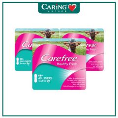 CAREFREE HEALTHY FRESH PANTY LINER 40S X 3